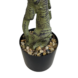 Albero di Ficus Lyrata Artificiale da 1,5 m in Poliestere, Pianta Sempreverde Artificiale per Interni/Esterni, Regalo di Inaugurazione Casa - Product Image 6