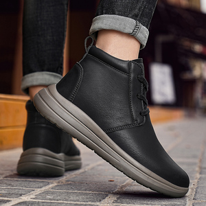 Botas Martin de Moda Casual para Hombre, Exclusivas para Comercio Transfronterizo, Tallas Grandes, Parte Superior de Cuero Ultrafibra, Nueva Suela EVA Antideslizante - Product Image 5