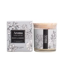 Aromatherapie-Kerze: Handgefertigte Sojawachs-Kerze in Becherform für gehobene Atmosphäre, Luftreinigung und langanhaltende Duftwirkung im Schlafzimmer