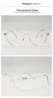 Nouvelle Monture de Lunettes Anti-Lumière Bleue Style Rétro Doré Côtelé – Légère, Monture Complète pour Usage Quotidien – Personnalisable