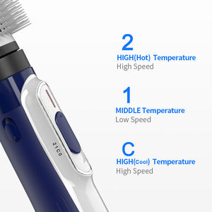 Cepillo Secador de Pelo Iónico de 1200W con Boquilla Concentradora - Profesional para Salón y Uso Doméstico, Desenredante y Estilizador, 3 Velocidades/Temperaturas - Product Image 4