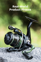 Moulinet de pêche spinning métallique Bilins pour lancer longue distance, équipement de micro-pêche, utilisation main droite, rapport de transmission 6.2:1, 13+1 roulements