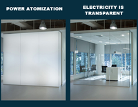 Elektrische PDLC Smart-Folie für Fenster, Modernes Design, Selbstklebend, Wärmeisolierung, Sichtschutz, 2-Jahres-Dekorationsfolie