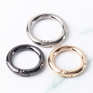 18-40mm Zinc Alloy Purse Buckles O-ring Spring Door Buckle Carabiner Snap Hook Keychain Clasp DIY Jewelry Bag Accessories