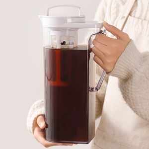 <b>Portable</b> Cold Brew Pitcher Pour Over Drip <b>Coffee</b> Tool Cold Brew <b>Coffee</b> <b>Maker</b> With Food Grade Filter for Travel Camping - Product Image 6