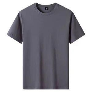 High Quality T Shirt 100% Cotton <b>Tshirts</b> With Logo Printed Plain T Shirts Blank Plus Size Men's T-shirts for Men - Product Image 5