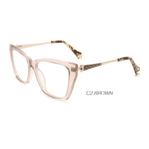 Yasee mujeres <span class=keywords><strong>de</strong></span> lujo <span class=keywords><strong>de</strong></span> moda sólido diamante estilo TR + Acetato gafas ópticas protección ocular corrección <span class=keywords><strong>de</strong></span> miopía - Product Image 3