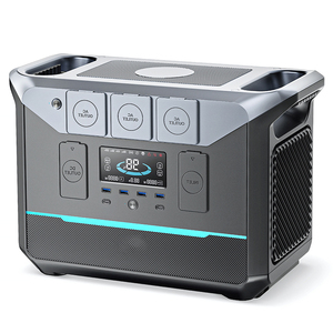 Estación de Energía Solar Portátil de 1500w con Batería de Iones de Litio para Acampar al Aire Libre, con Radiador de Enfriamiento por Agua (Envío desde Almacén en EE. UU.) - Product Image 1