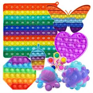 Mini Juguete Sensorial de Silicona Kawaii para Adultos, Paquete de Juguetes Antiestrés para Niños con TDAH, Juguetes Sensoriales con Luz y Logotipo Personalizado - Product Image 1