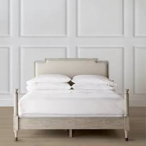 Moderne Slaapkamer Hotel Massief Hout King Queen Size <span class=keywords><strong>Bed</strong></span> Eiken Luifel Houten <span class=keywords><strong>Bed</strong></span> - Product Image 2