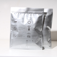 UIOWIO Emballage de vêtements de sous-vêtements personnalisés en gros, sac refermable en aluminium mat métallisé imperméable