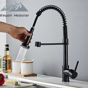 <span class=keywords><strong>Robinet</strong></span> de cuisine extractible de qualité commerciale Wayon, bec pivotant à 360 degrés et <span class=keywords><strong>tuyau</strong></span> à ressort métallique, conception durable - Product Image 3