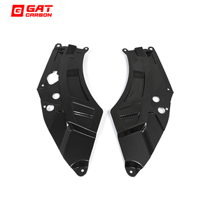Set Trim Mesin Serat Karbon Kering Berkualitas Tinggi untuk BMW M2 G87 Pengganti Penutup Alis Lampu - Product Image 2
