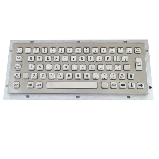 DSP keyboard factory IP65 Vandal Resistance stainless steel 65 keys USB interface keyboard USB PS/2 interface