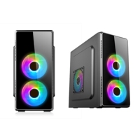OEM M-ATX Mid Tower Computer Case PC Cabinet Custom Desktop Computer Cases Towers Gaming Casing PC Chassis