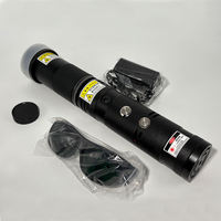 Allumeur laser portatif, lampe torche laser ronde invisible avec lentille 50x et chargeur