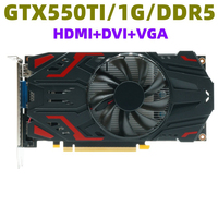 Original Brand New GTX 550Ti 1GB 128-bit GDDR5 Discrete Gaming Graphics Card for Computer