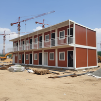 Maison conteneur préfabriquée démontable à faible coût et à expédition efficace pour projet de logement modulaire à l'étranger