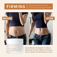 Crème Amincissante Chauffante Marque Blanche pour Massage Corporel Ventre, Taille, Cuisses – Brûle-Graisse et Raffermissante à l'Huile de Gingembre et Aloe Vera