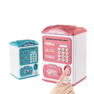 Hucha electrónica con contraseña para cajero automático, caja de dinero en efectivo, ahorro de monedas, cajero automático, caja fuerte, papel de desplazamiento automático, billete de regalo, Banco de dinero - Product Image 1