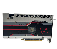 Carte graphique vidéo GPU GDDR5 de jeu de bureau RX580 8 Go d'occasion en gros Interface mémoire avec ventilateur refroidisseur