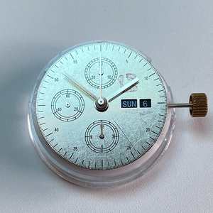 Mouvement mécanique 7750, fenêtre à 3 heures, double date, 28800VPH haute fréquence, neuf, avec options de date noire et blanche - Product Image 1