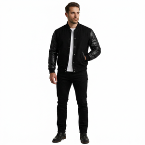 High Quality Men Plus Size Varsity Sportswear Men's <b>Jacket</b> Men's Varsity <b>Jacket</b> CollegeBaseballjacket for men - Product Image 1