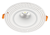 Luminaire de downlights led sans garniture TRF6 anneau de montage de Downlight LED pour Evolite Module X2,X3,X15,X20 boîtier en aluminium lumière intérieure