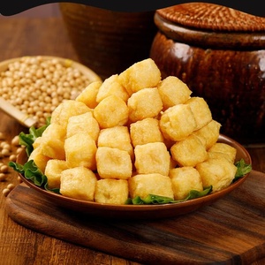 Puffs de tofu surgelés / Tau <span class=keywords><strong>Pok</strong></span> - Puffs de tofu frits, protéines végétales véganes sans OGM pour Hot Pot et Laksa - Product Image 2