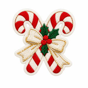 Patchs brodés en gros pour chemises, patchs brodés de Noël personnalisés avec logo lettre, thermocollants - Product Image 2