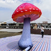 Décorations de champignons gonflables géants | Plantes gonflables personnalisées pour événements, fêtes, festivals et accessoires de scène
