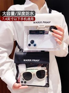 Large Touchscreen Waterproof <b>Phone</b> Case Big Capacity Beach Bag for Swimming Diving Rafting Gear Crossbody Waterproof Pouch - Product Image 6