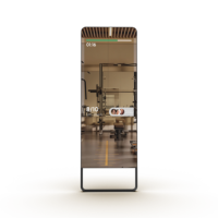 Miroir de fitness intelligent MIRROH.AI pour le corps entier, écran interactif HD de 43 pouces, équipement de fitness, prise en charge du téléchargement d'applications pour une utilisation à domicile