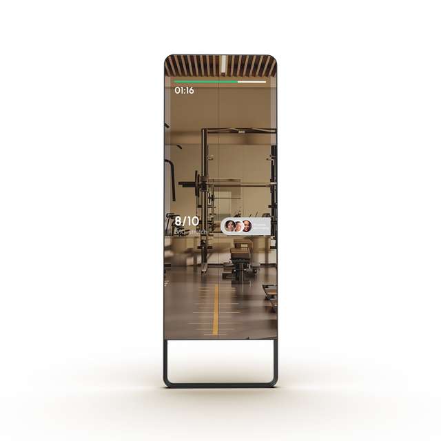 MIRROH.AI Smart Full Body Fitness Mirror 43 Inch HD Interactive Display Fitness Equipment Support App Download for Home Use