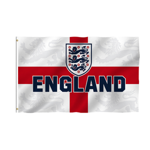 Bandera de Inglaterra 3x5 pies (90x150 cm) de una sola cara, bandera para aficionados, Tres Leones, ¡Ya llega el Reino Unido!, San Jorge - Product Image 4