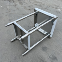 Table de travail de cuisine en acier inoxydable 304 à double couche, finition polie, réglable en hauteur, démontable, fabriquée en Chine, capacité de charge de 300 kg/m