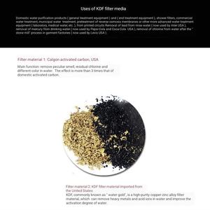 10 inç KDF + UDF kompozit antibakteriyel ölçekli Inhibitr Florides sökücü su arıtıcısı yüksek akış su filtresi kartuşu - Product Image 5