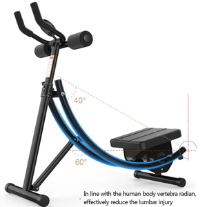 Equipo de Ejercicio Abdominal Plegable RS Home Fitness, Máquina de <span class=keywords><strong>Ejercicios</strong></span> Abdominales Plegable para Culturismo en Interiores - Product Image 3