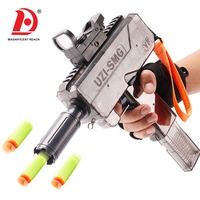 HUADA-pistola de tiro de plástico para niños, juguete de balas suaves UZI SMG, gran oferta, 2023