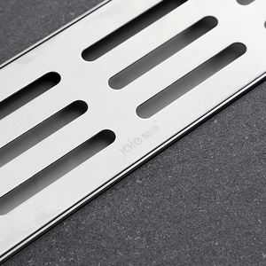 Personalizzare diverse dimensioni del bagno di drenaggio dell'acqua in acciaio inox sottile lungo rivestimento lineare piano di scarico rettangolare con fori rotondi - Product Image 4