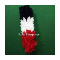 Plumes de volaille teintées de qualité supérieure de 3,6 pouces, décorations pour mariage et fêtes, artisanat fait main, articles de chapellerie, Soraj Enterprises, fabriqué en Inde