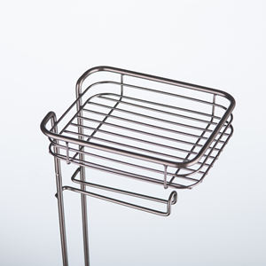 Modern Eco-Friendly Free Standing Iron Tissue <b>Holder</b> Storage Rack for Apartment & Hotel - Product Image 5