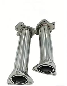 Convient pour Chevrolet <span class=keywords><strong>CORVETTE</strong></span> C8, downpipe en acier inoxydable de haute qualité sans système d'échappement cat-back pour améliorer le son actif - Product Image 1