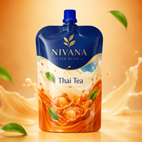 Sachets Doypack personnalisables avec bec verseur, qualité alimentaire, pour jus de noix de coco, jus de litchi et autres jus de fruits mélangés