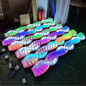 Lampe LED 3D Lumineuse Lettres Publicitaires « Moi & Toi » Peinture Blanche Alimentation par Prise Texte Statique Décoration de Mariage - Product Image 6