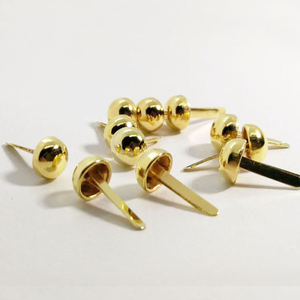 DWDP-IS01 6mm-15mm in pelle di protezione per rivetti artigianali fai da te accessori per borse in metallo piedini con perno decorativo a forma di fungo - Product Image 2