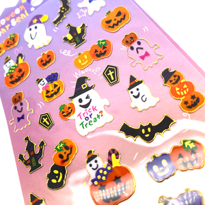 Hot Selling <strong>Halloween</strong> Soft PVC Vinyl Ghost Pumpkin Waterproof Removable <strong>Halloween</strong> Thick 3D Stickers Window <strong>Decals</strong> - Product Image 6