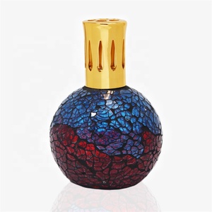 Aromaterapia compatible con aceite Lampe Berge, lámpara de aromaterapia catalítica de 100 ML Lámpara de aceite de mosaico de vidrio - Product Image 4