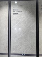 Carrelage en porcelaine effet marbre gris Rain Curtain 600x1200mm, poli, émaillé, antibactérien pour maison moderne, supermarché, appartement