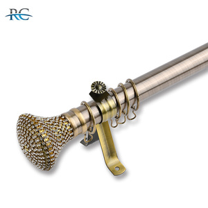 Set di Aste <span class=keywords><strong>per</strong></span> <span class=keywords><strong>Tende</strong></span> Doppie in Ferro Estensibili, Personalizzabili, Durevoli ed Ecologiche, Stile Moderno, Accessori <span class=keywords><strong>per</strong></span> <span class=keywords><strong>Tende</strong></span> in PVC - Product Image 3